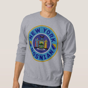 New York Bosnian American Långärmad Tröja
