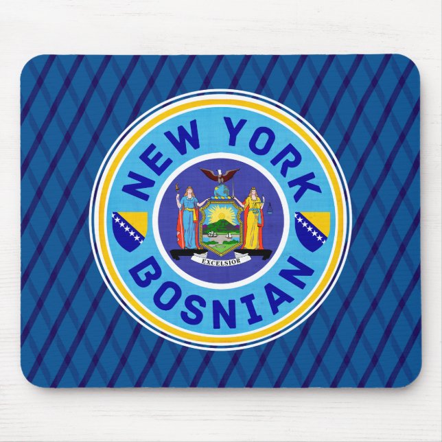 New York Bosnian American Mousemat Musmatta (Framsidan)