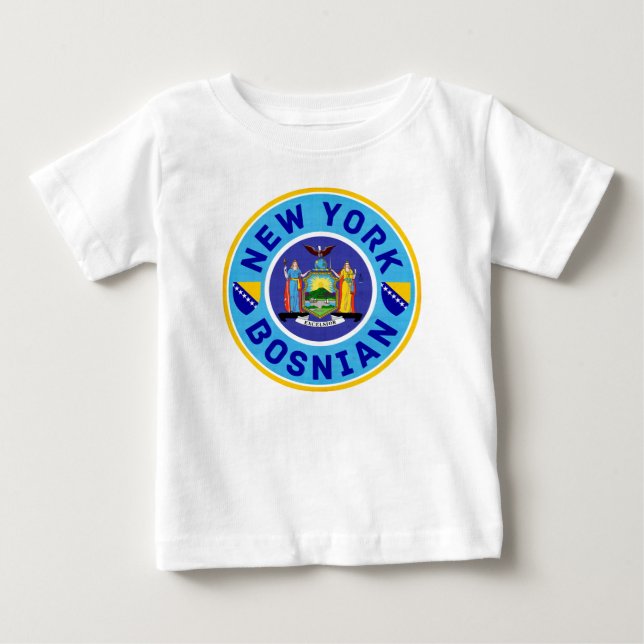 New York Bosnian American Tee (Framsida)