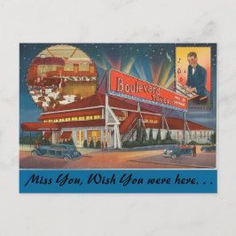 New York, Boulevard Tavern, Supper Club Vykort