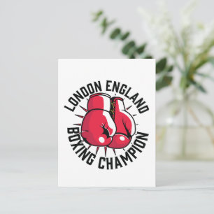 New York Boxing logotyp Vykort