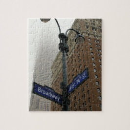 New York - Broadway och 34:e - 8 x 10 - 110 pcs. Pussel
