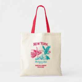 New York Bröllop Välkommen Bag, Staten Kärlek Tygkasse