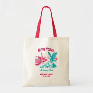 New York Bröllop Välkommen Bag, Staten Kärlek Tygkasse