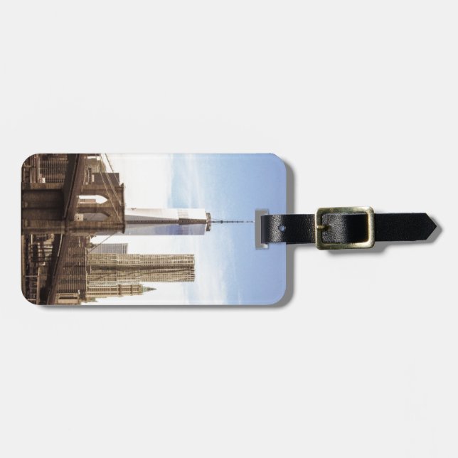 New York Brooklyn bridge Bagagebricka (Horisontell Framsida)