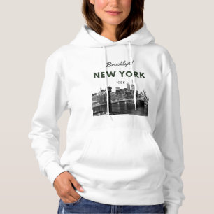 New York Brooklyn Bridge Hoodie T Shirt
