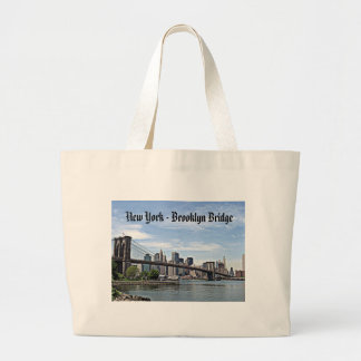 New York - Brooklyn Bridge Jumbo Tygkasse