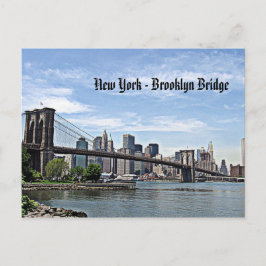New York - Brooklyn Bridge Vykort