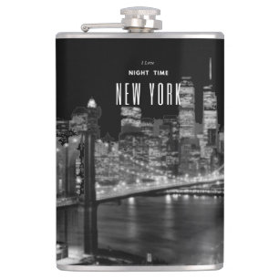 New York Brooklyn Flask Fickplunta