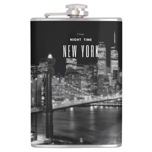 New York Brooklyn Flask Fickplunta (Framsidan)