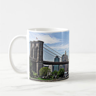 New York - Brooklyn överbryggar Kaffemugg