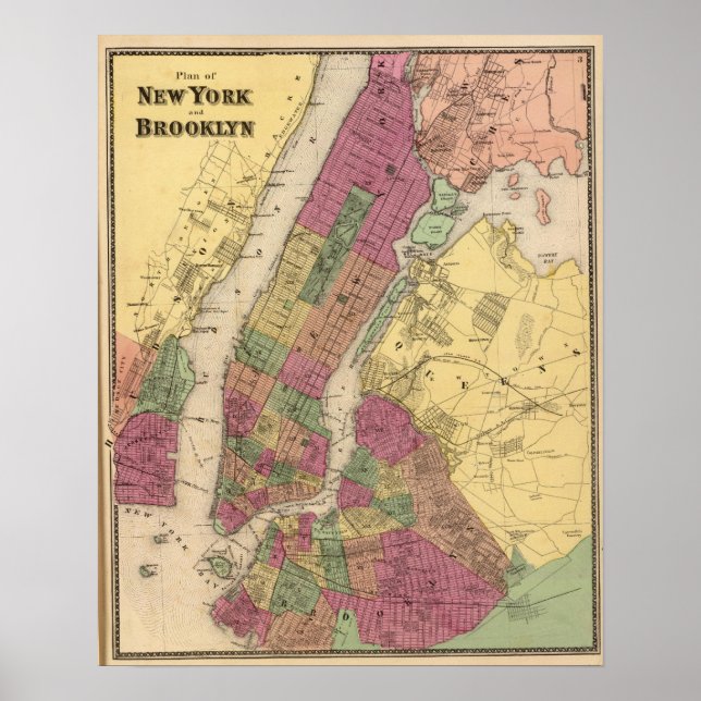 New York, Brooklyn Poster (Framsidan)