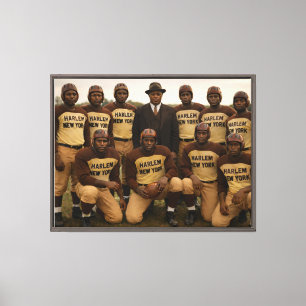 New York Brown Bombers fotbollslag Canvastryck