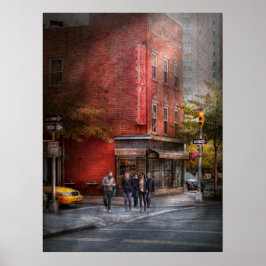 New York - Butik - Den gamla delikatessen Poster