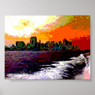 New York by Boat Poster
