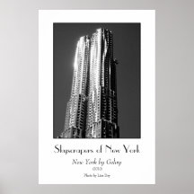 'New York by Gehry' Affisch