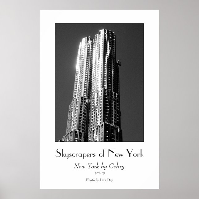 'New York by Gehry' Affisch (Framsidan)