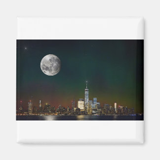 New York by Night Design Magnet