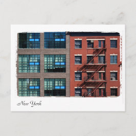 New York byggnad. Vykort