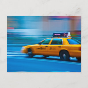 New York Cab Vykort
