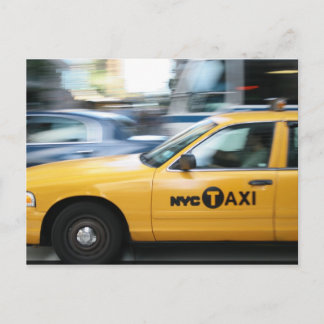 New York Cab Vykort