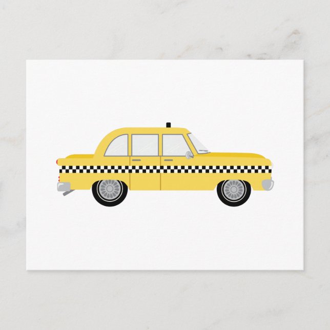 New York Cab Vykort (Framsida)