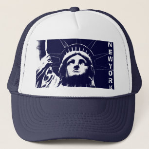 New York Caps Navy New York Souvenir Liberty Gifts Truckerkeps