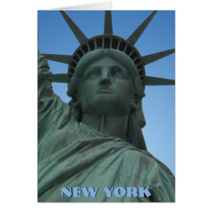 New York Card New York Souvenir Frihetsgudinnan Hälsningskort