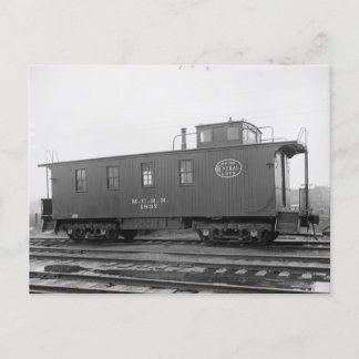 New York Central caboose-vykort Vykort