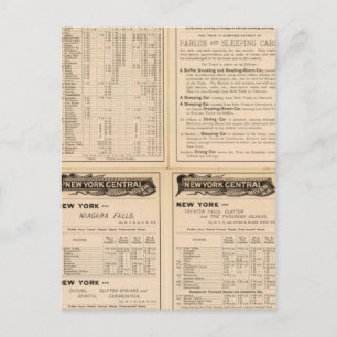 New York Central och Hudson River Railroad 2 Vykort