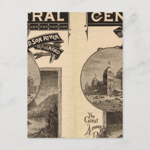 New York Central och Hudson River Railroad Vykort