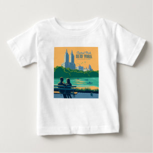 New York Central Park Bench T Shirt