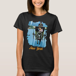 New York Central Park hästvagnsresa T-shirt
