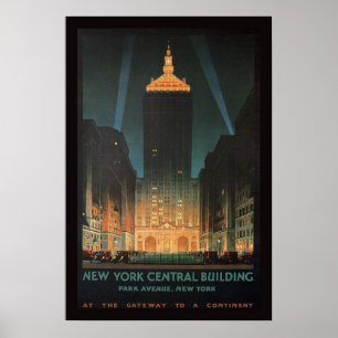New York centralbyggnad 1929 Poster
