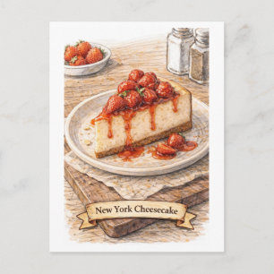 New York Cheesecake (Amerikansk matserie) Vykort