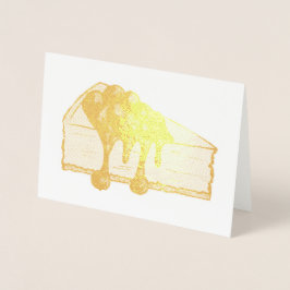 New York Cheesecake Cherry Cheese Cake Slice Food Folierat Kort