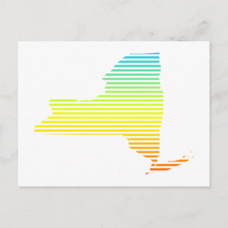 new york chill fade vykort