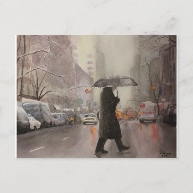 New York Chill Vykort (Framsida)