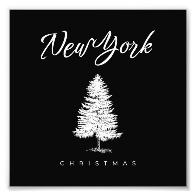 New York Christmas Fototryck (Framsidan)