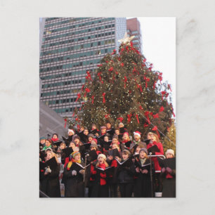 NEW YORK CHRISTMAS HELG VYKORT