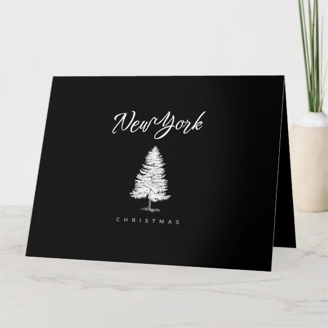 New York Christmas Kort (Framsida)