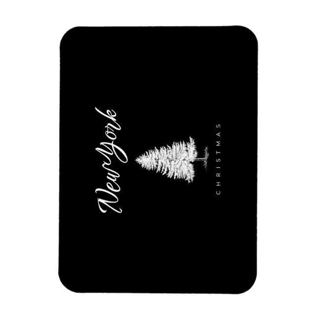 New York Christmas Magnet (Vertikal)