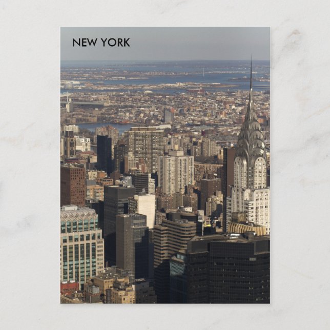 New York Chrysler Vykort (Framsida)