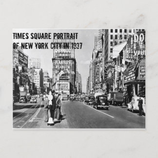 New York City 1937 Postcard Vykort