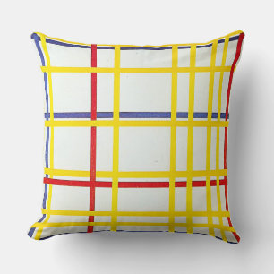 New York City 1 av Piet Mondrian Kudde
