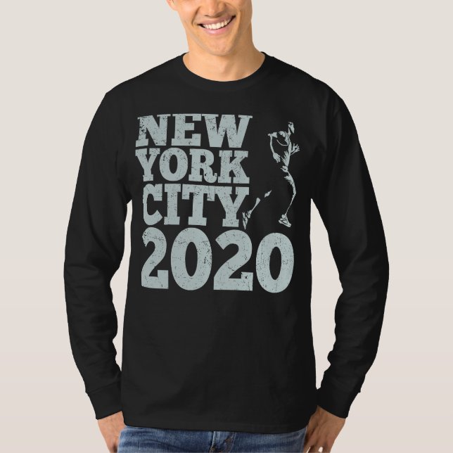 New York City 2020 for Marathon Springers T Shirt (Framsida)