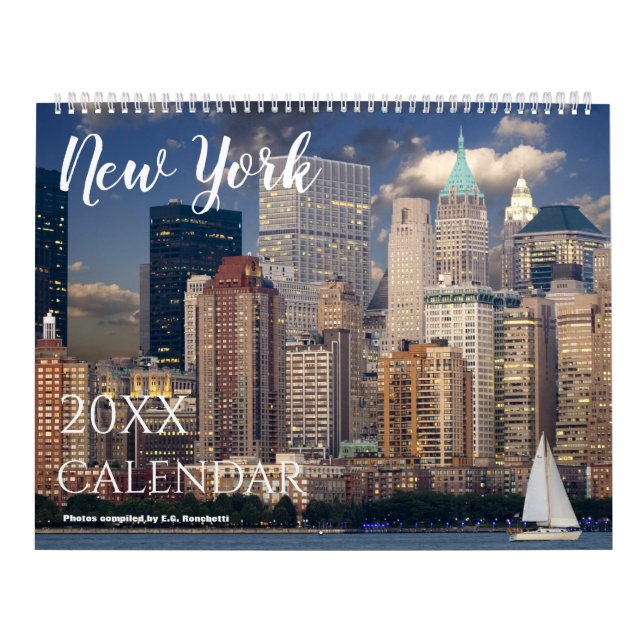 New York City 2027 Väggkalender Present Kalender (Omslag)