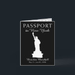 New York City 21ST Birthday Passport Inbjudan<br><div class="desc">En roligt 21:A födelsedagsgiftsöverraskning! Behöver du en roligt till ge a resa som gåva? Skicka ett pass med all information. Jag har tagit med två foton jag tog på en NYC-semester så att du kan behålla de där bilderna eller lägga till dina egna. FÄRG KOMMER ATT TRYCKAS I Svart, Vit...</div>