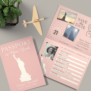 New York City 21ST Birthday Passport Inbjudan