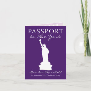 New York City 40:e födelsedagspasset Inbjudan